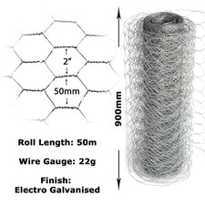 Chicken Wire Rabbit Mesh 50m x