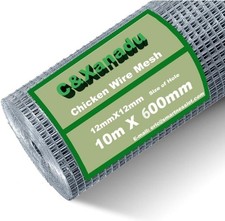 600mm x 10m Galvanised Chicken